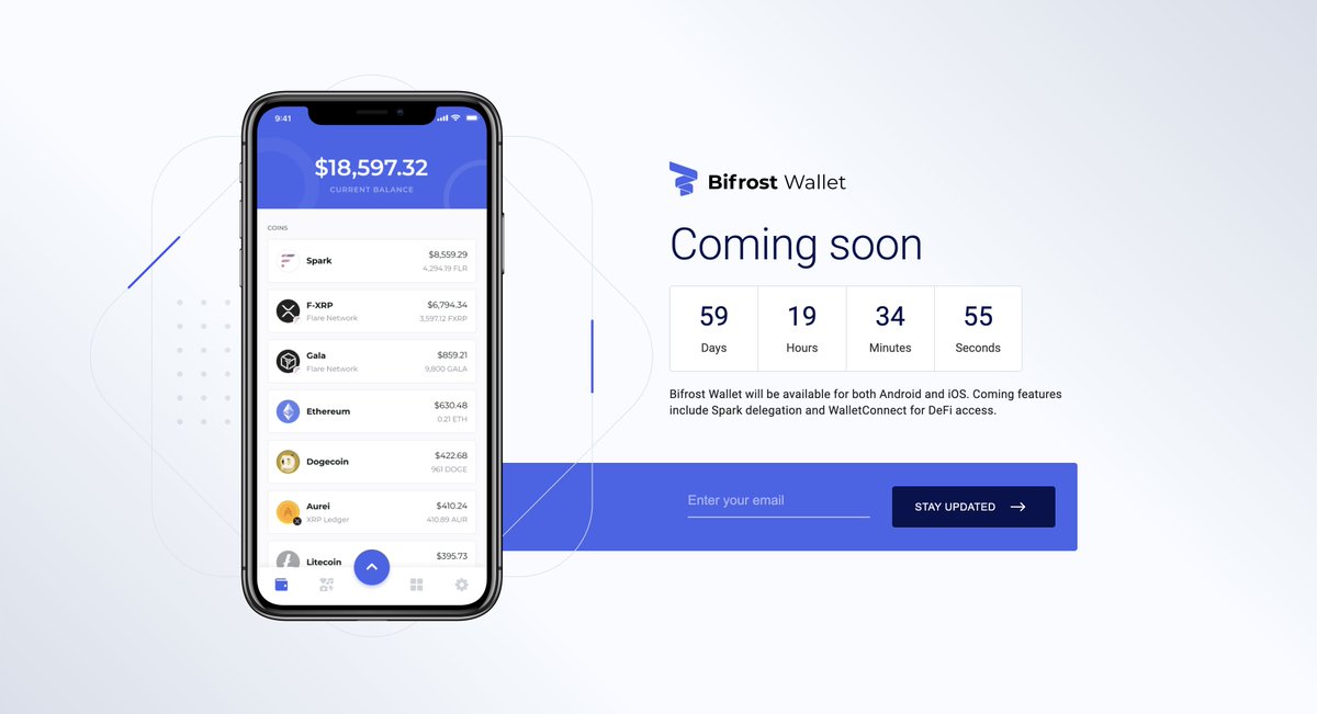 BifrostWallet's tweet image. Introducing Bifrost — A multi-chain wallet for decentralized finance, cryptocurrencies and NFTs. Subscribe at bifrostwallet.com for early access! 🎉