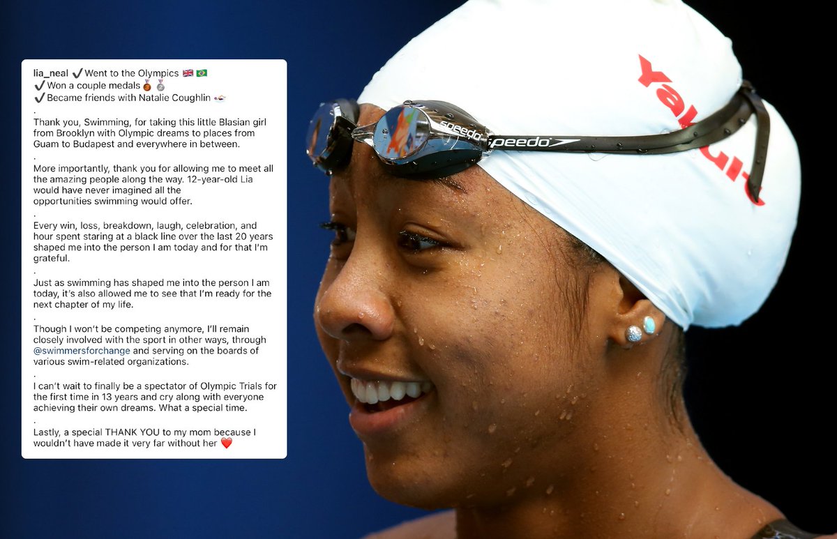 Thank you for all you've done for the sport, <a href="/LiaNeal/">Lia M. Neal</a>. 💙