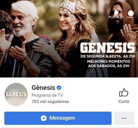infobiblicas's tweet photo. SUCESSO! A página da Novela Gênesis ultrapassa a marca de 700 mil seguidores no Facebook. 
#Gênesis #NovelaGênesis https://t.co/Z572MONND1
