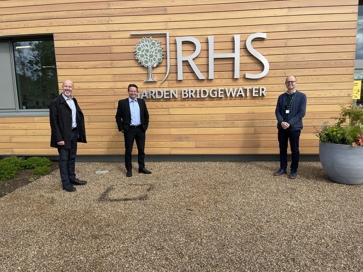 A pleasure to be able to introduce Tourism Minister to one of Europe’s largest garden projects - RHS Bridgewater in Salford #EnglishTourismWeek21
