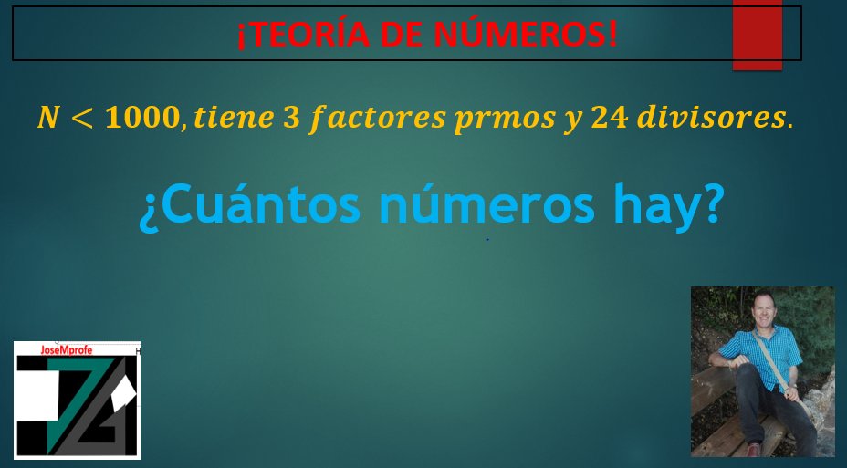 jmgdar4's tweet photo. PRIMOS-DIVISORES (ESO-BAHILLERATO-UNIVERSIDAD) #joseMprofe https://t.co/Ofk47Oqno6 a través de @YouTube
#teoríadenúmeros #primo #divisor #mathproblems #matematicas https://t.co/ZjcPLPs65W