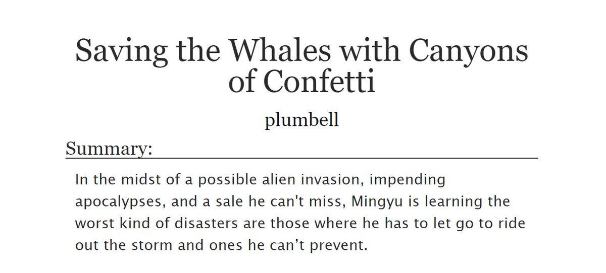 svtjukebox's tweet photo. ♫ Saving the Whales with Canyons of Confetti by plumbell for 慣性取暖 by Xiao Yu
♫ Jun/Mingyu, DK/The8, DK &amp; Mingyu &amp; The8
♫ T | ~4300w | 1/2
♫ https://t.co/RZYwr3Y3Ug https://t.co/IT7muA4EiT