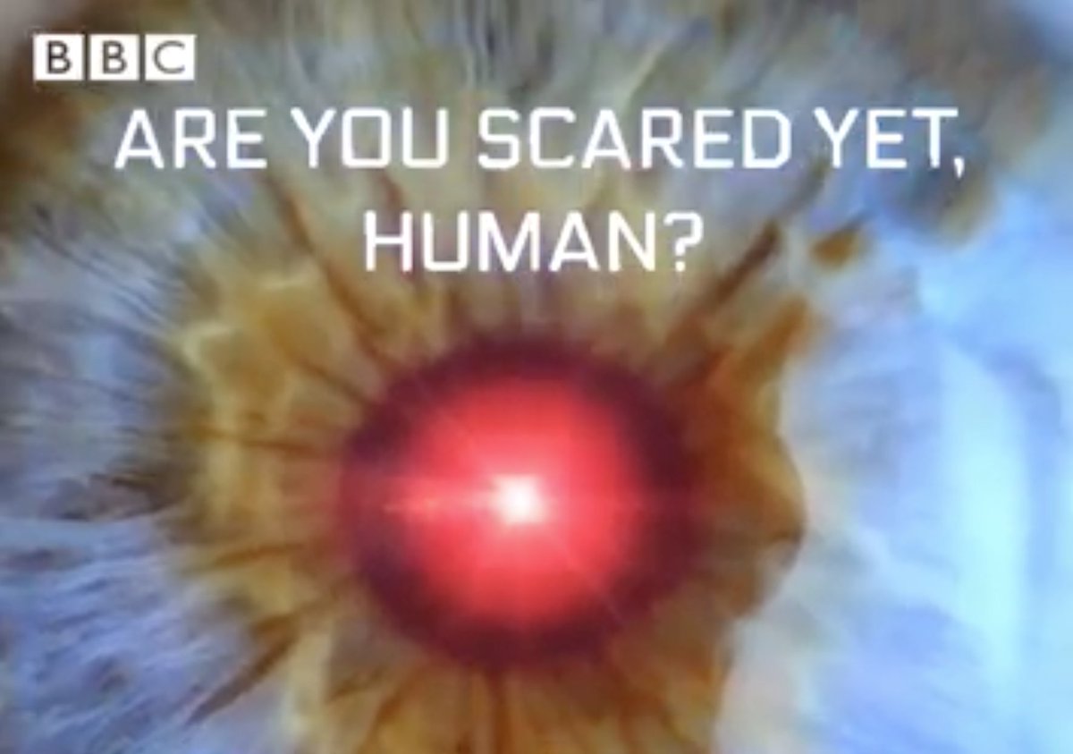 BBCPanorama's tweet photo. 🚨 'Are You Scared Yet, Human?' is airing now on @BBCOne 🚨

Tune in and let us know your thoughts about the programme by using the #BBCPanorama hashtag or replying to this tweet↓ https://t.co/v4P1BwdVS4