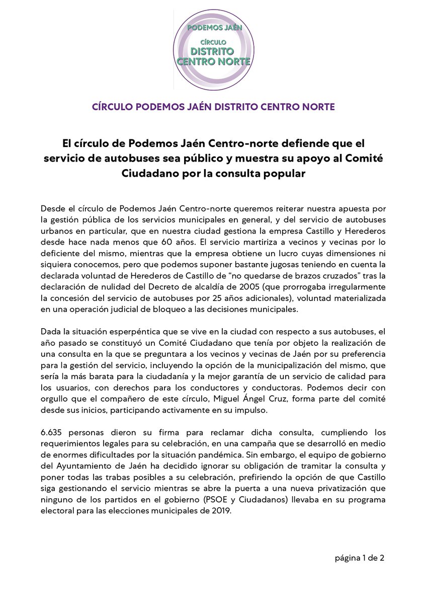findelcastigo's tweet photo. Desde el Comité, agradecemos el apoyo que se nos muestra públicamente @jaencentronorte. 

Aprovechamos para invitar a título individual a todos los miembros del círculo a participar en el Comité y a suscribirse a nuestro newsletter 📩 en https://t.co/Q7DSjeqFOB https://t.co/WWzFehaV6E