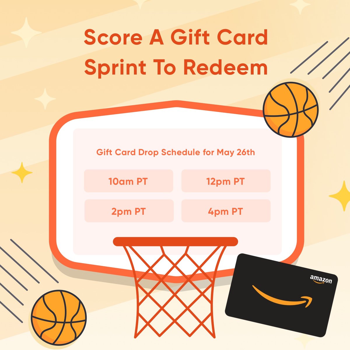 getmilesapp's tweet photo. Gift cards are coming - beat the buzzer! Rush into the app at the stated times for your chance at an https://t.co/VlqvwiXWtW Gift Card.
#giftcarddrop #amazongiftcard https://t.co/qwXHJ7rLXz