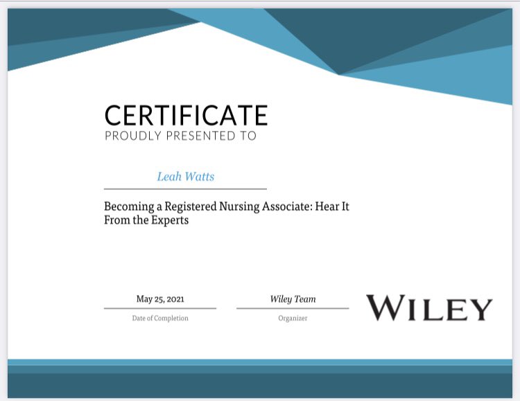 leahbwatts's tweet photo. Thank you @IanPeate @laurasmithRNA for a great webinar yesterday, wish I had all that information when I started my #tna training #futureNA #traineenursingassociate #nursingassociate https://t.co/RjSYqVWr4q