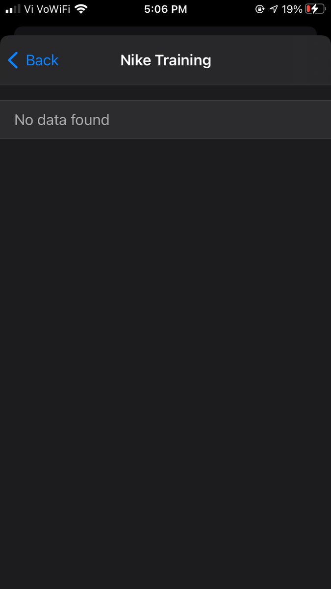 advkarans's tweet photo. @NikeService NTC app not syncing workouts with apple health even when all categories are turned on. NRC app is working fine in this aspect on the same device with the same ID and settings. https://t.co/bw24yRUmxu