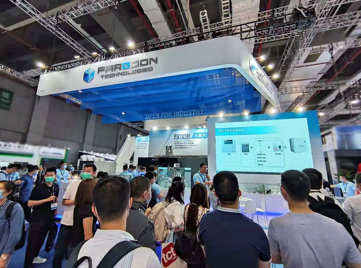 FarsoonAM's tweet photo. #scaleup your #production -
1ST DAY #TCTAsia @FarsoonAM booth absolutely packed w/ #industrial audience! Showcasing for the first time, #duallaser #FlightTechnology on #Farsoon's #403P is definitely the star, come see at Booth H02!
#additivemanufacturing #3dprinting @thetctgroup https://t.co/XbcYOQyKJy