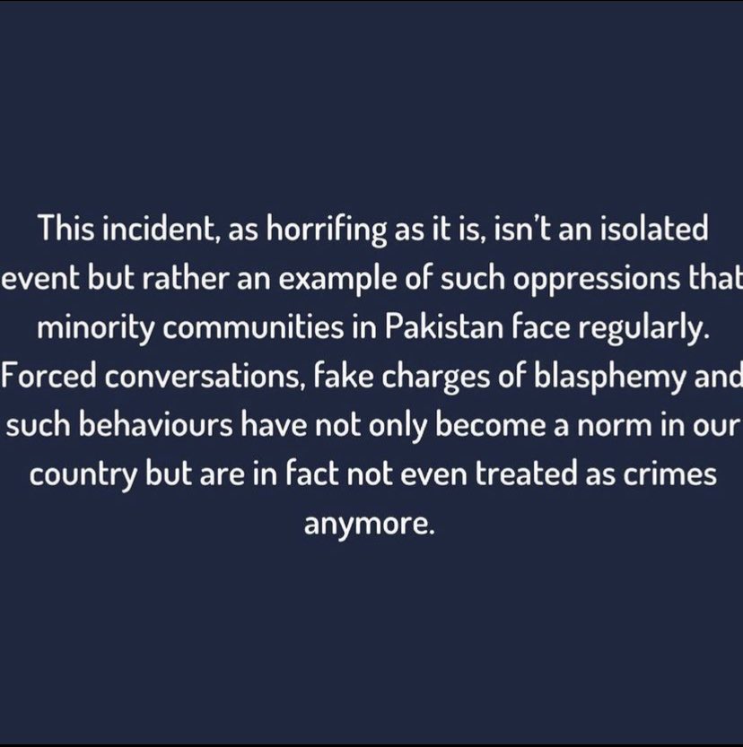 Pehchaan_Pk's tweet photo. #Justiceforsunitamasih - we’re heartbroken at what happened with 14 year old, Sunita Masih but the truth is our own country isn’t exempt from oppressing minorities. (1/2) https://t.co/D6A25AmqgP