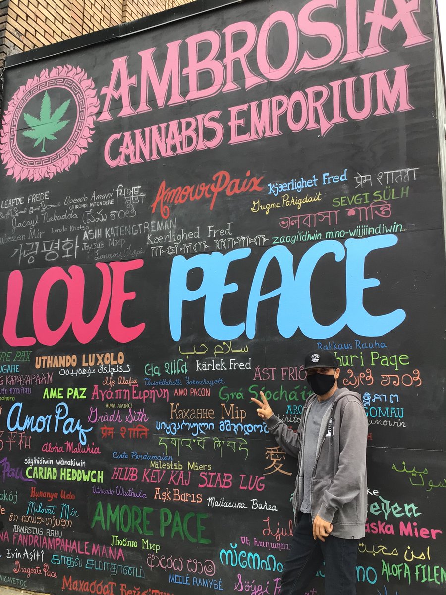 Check out the wall at The Shop .... Man it came out cool!!  I must have smoked over 200 joints hanging out watching Star do her magic ....