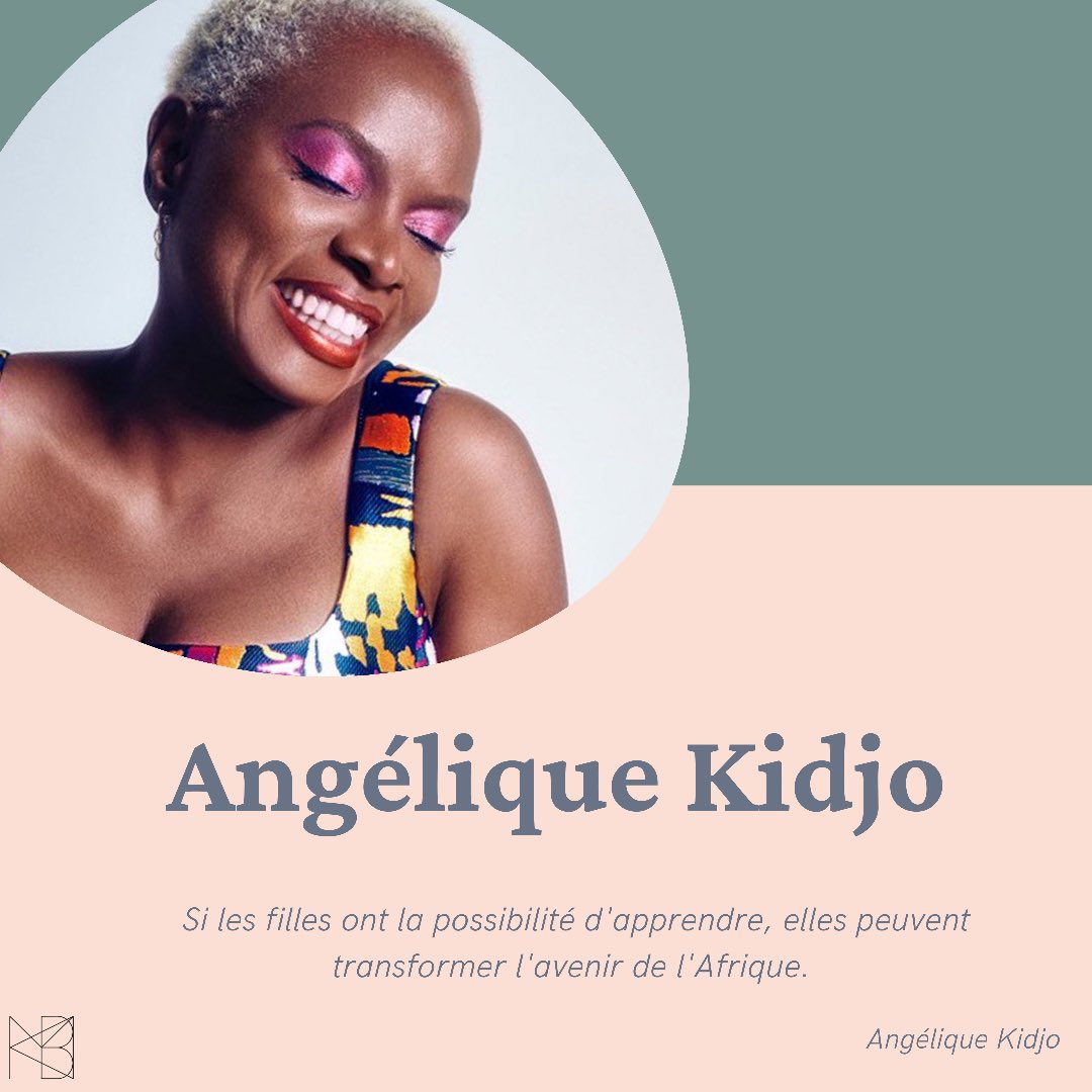 ongmbk's tweet photo. La WCW d'aujourd'hui est @angeliquekidjo. Elle est une vraie superstar ! Elle est à la fois chanteuse et activiste. Elle a fondé @batongafoundation une organisation pour l'égalité d'accès à l'éducation secondaire pour les filles au Bénin. Découvrez-la ! https://t.co/NjoTo1rJM2