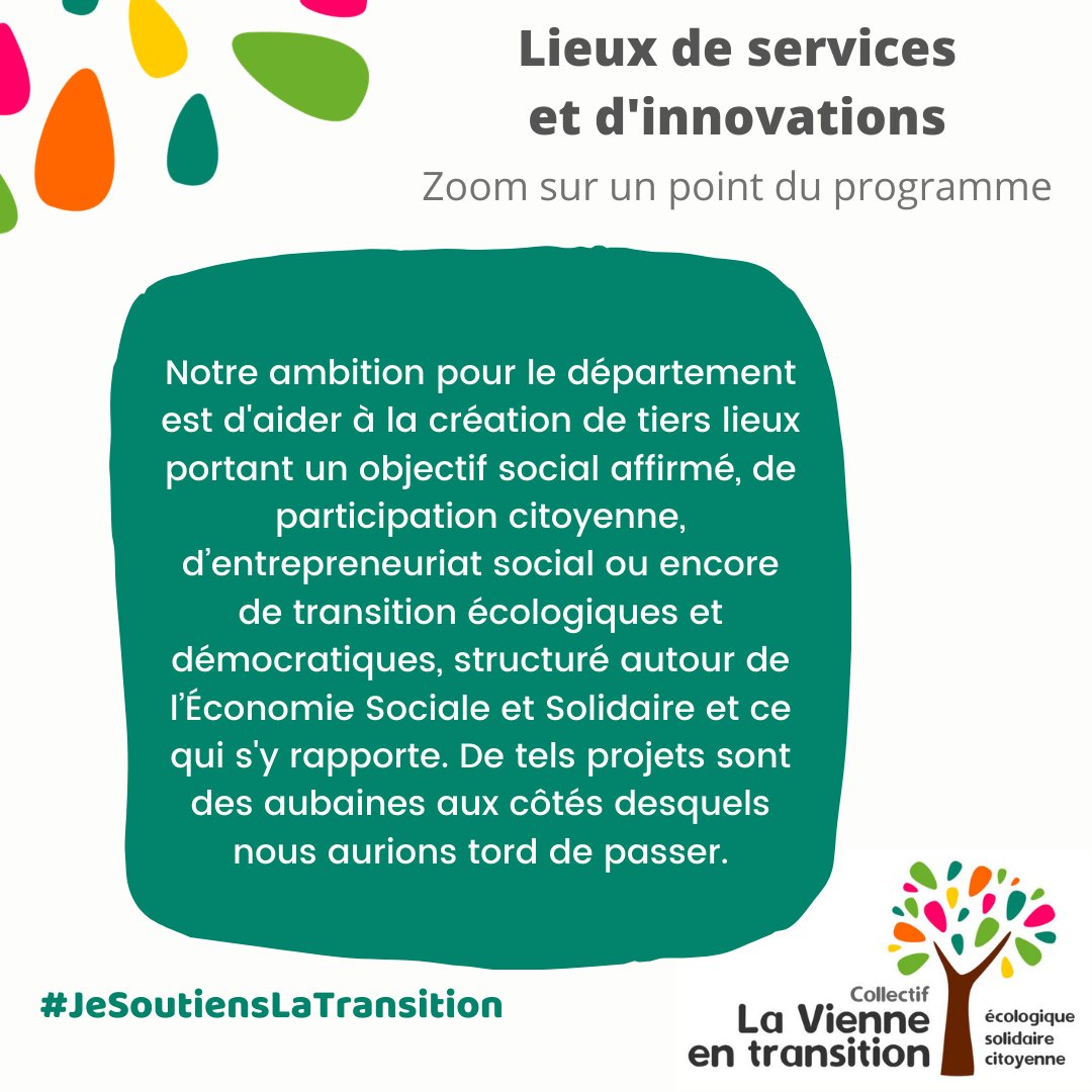4Vienne's tweet photo. Connaissez-vous les tiers lieux ? Si demain, il y en avait un peu de chez vous...
#departementales2021 #vienne86 #Poitiers #MignalouxBeauvoir https://t.co/C55lfVmM36