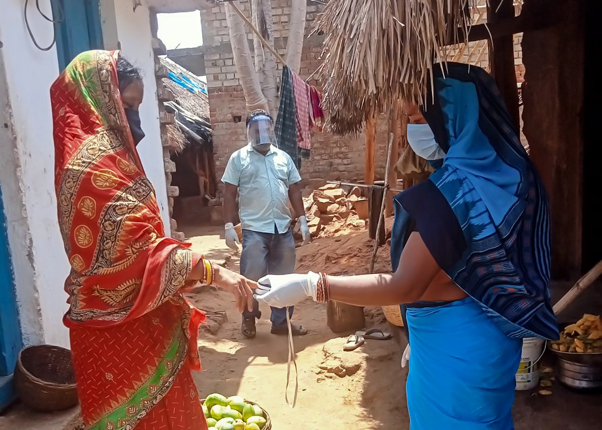 Gram Vikas staff and volunteers have addressed the crisis caused by the second wave of COVID- 19 in remote rural Odisha, reaching 30,000 households in 668 habitations in Ganjam, Gajapati, Rayagada, Kandhamal and Kalahandi districts. It is a member of RCRC coalition of 68 NGOs.