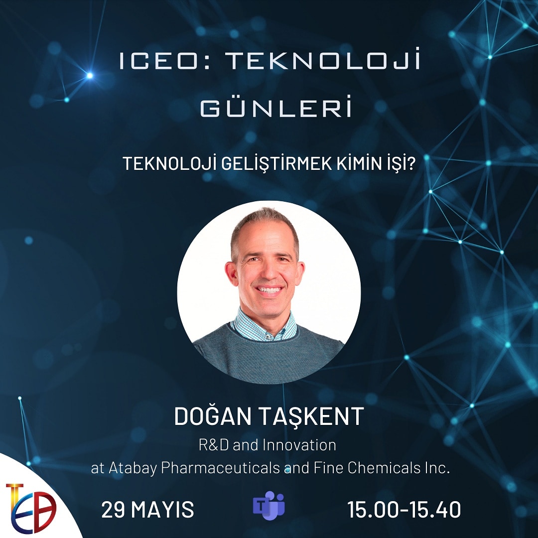 Ebitet's tweet photo. ICEO:Teknoloji Günleri etkinliğimizde Doğan Taşkent bizlerle. 
Etkinliğimiz sertifikalıdır.
Kayıt linki : https://t.co/GMPwnHJxKN https://t.co/rSrh0DeXXC