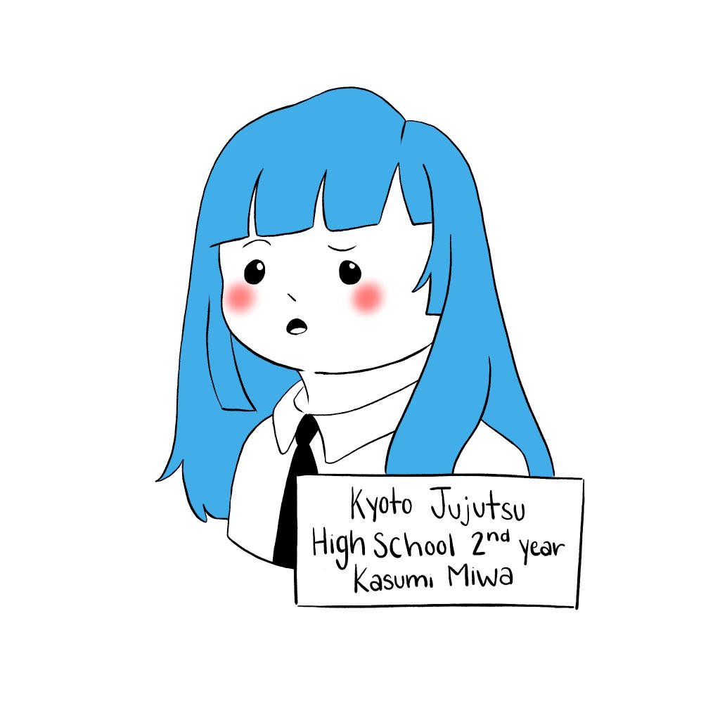 smallkyototech's tweet photo. starting off with the first Kyoto student we’re introduced to; Miwa Kasumi! :))
#JujutsuKaisen #jujutsukaisenfanart https://t.co/5WDl33K2dz