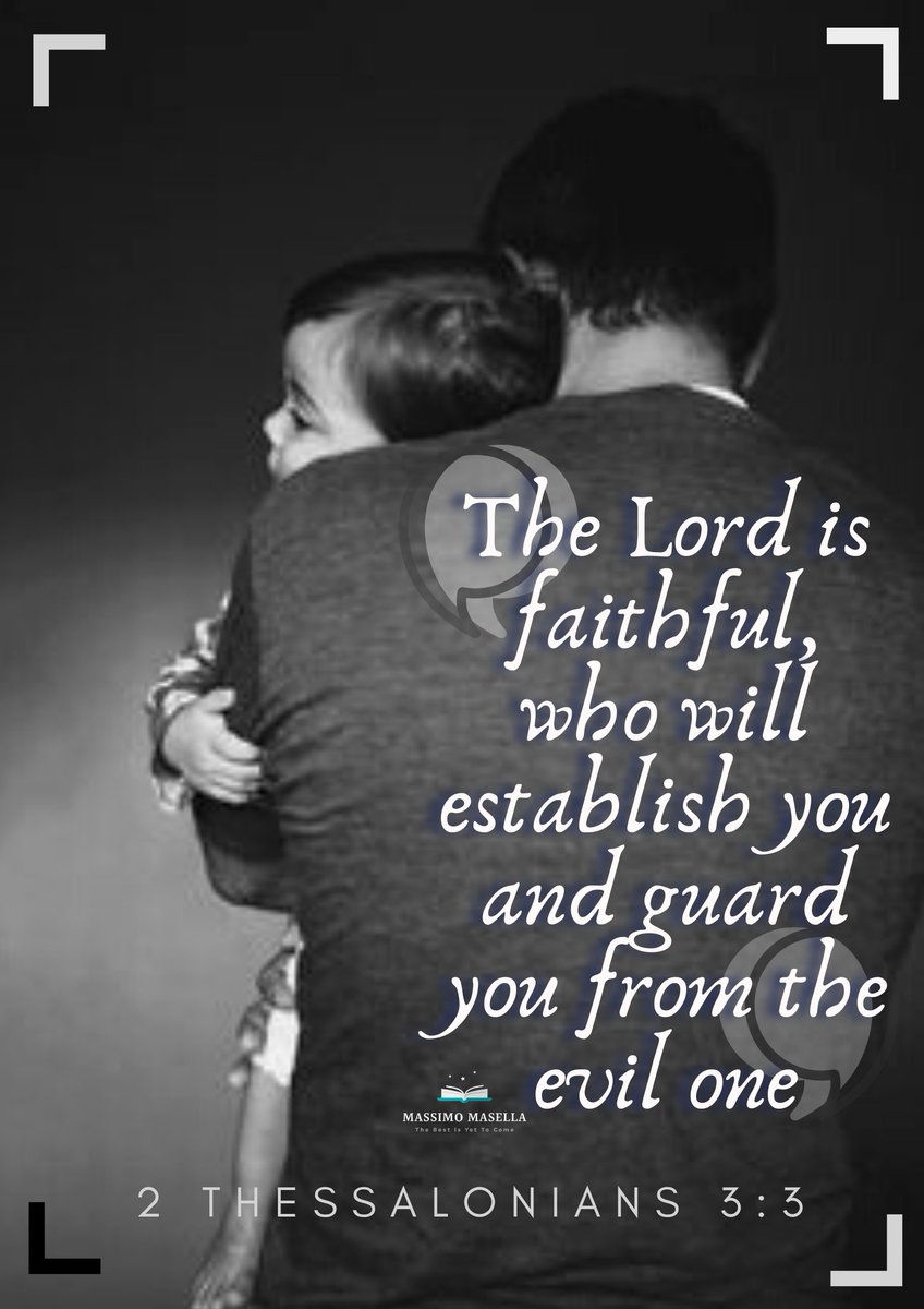 MassimoMasella's tweet image. God is your #perfectFather. Ready to protect your every step. Willing to advise you in your difficult choices. Courageous in defending yourself from any assault from ruthless enemies. Wise in forming your character. Hug him tightly. Today cling to Him. The only one who loves you!