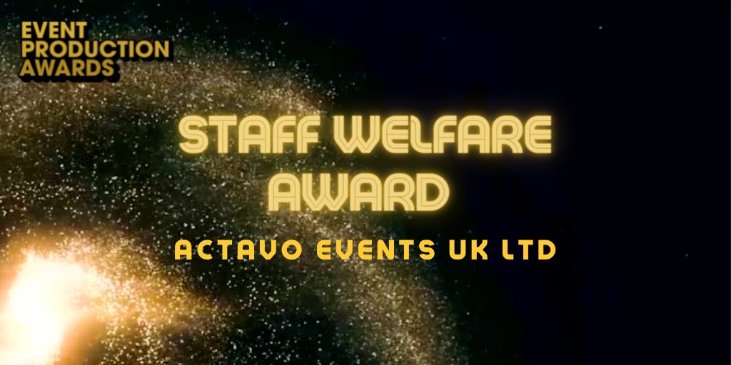 WINNER ANNOUNCED: Congratulations to <a href="/Actavo_Events/">Actavo Events</a> for winning this years Staff Welfare Award! 

Award sponsored by <a href="/LondonPopups/">LondonPopups</a> .

#EPS21 #EPA #Awardsevent #Events #eventsindustry #celebration