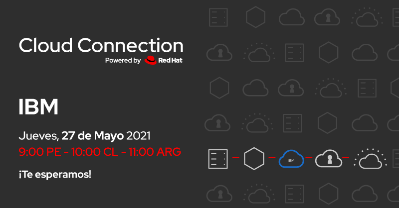 redhatla's tweet image. ☁️ Mañana, en el tercer episodio de #CloudConnection, conoceremos más acerca de la plataforma Red Hat #OpenShift en la IBM Cloud. ¡Te esperamos! Regístrate sin costo aquí 👉🏼 bit.ly/3fArDg5