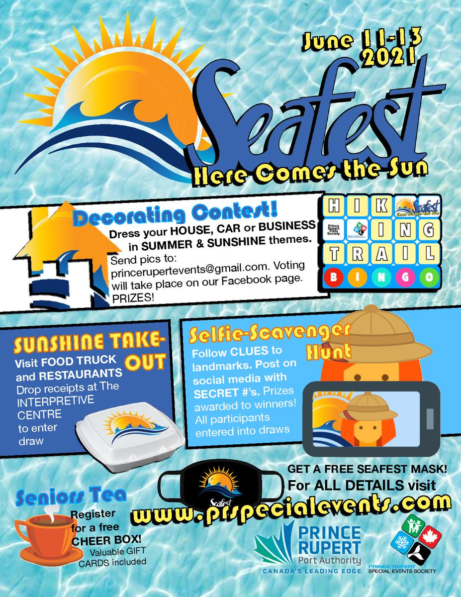 Don't forget to get out and enjoy our family bubble events June 11th-13th 2021! More details about each event will be available shortly! #herecomesthesun