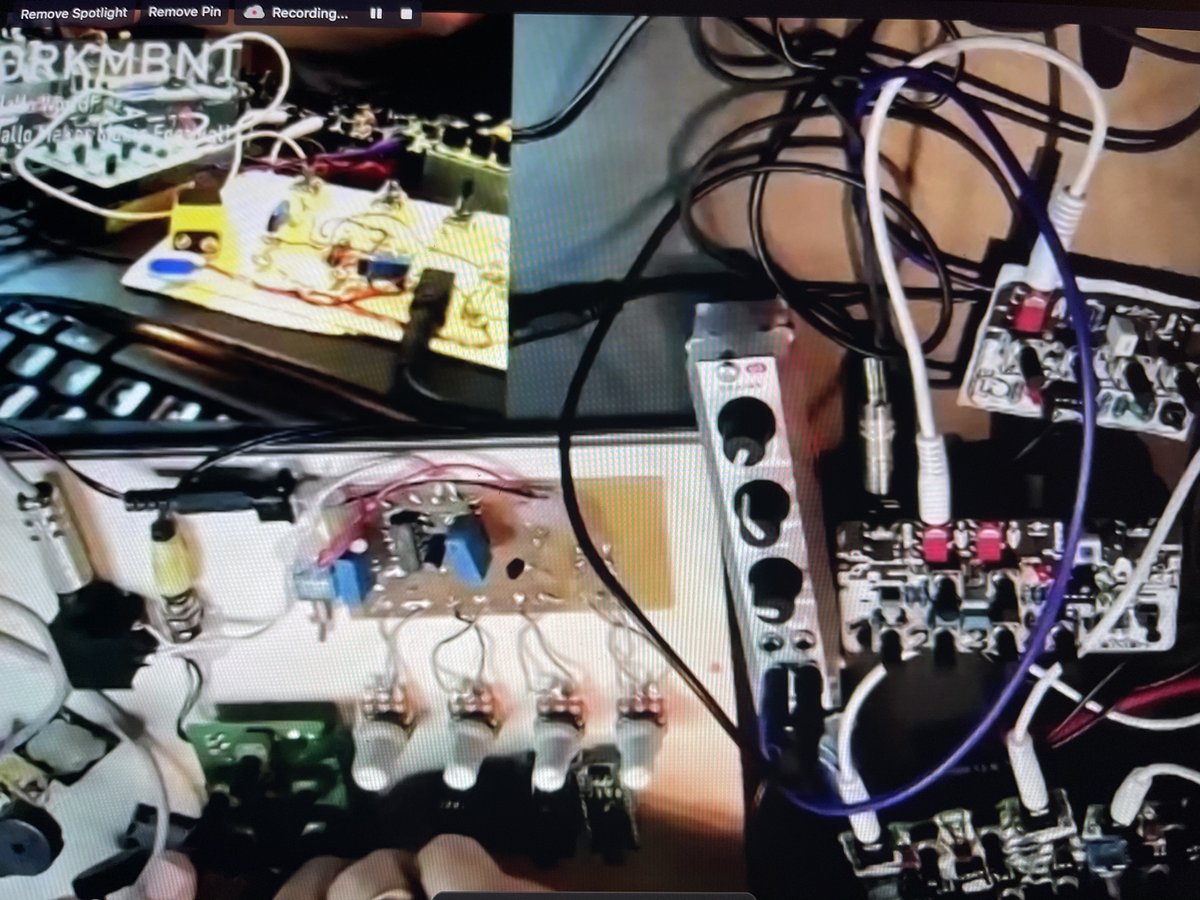 MakerFestival's tweet photo. A livestream from #drkmbnt  from the Sonic Sound Studio in Linz, Austria to the global network of the Maker Music Festival. #makermusic #makermusicfestival #makermade #soundart #makermusicfestival #mmf21 #makersgoglobal  https://t.co/fRqvWKDkcj https://t.co/0DMk4fBfZD