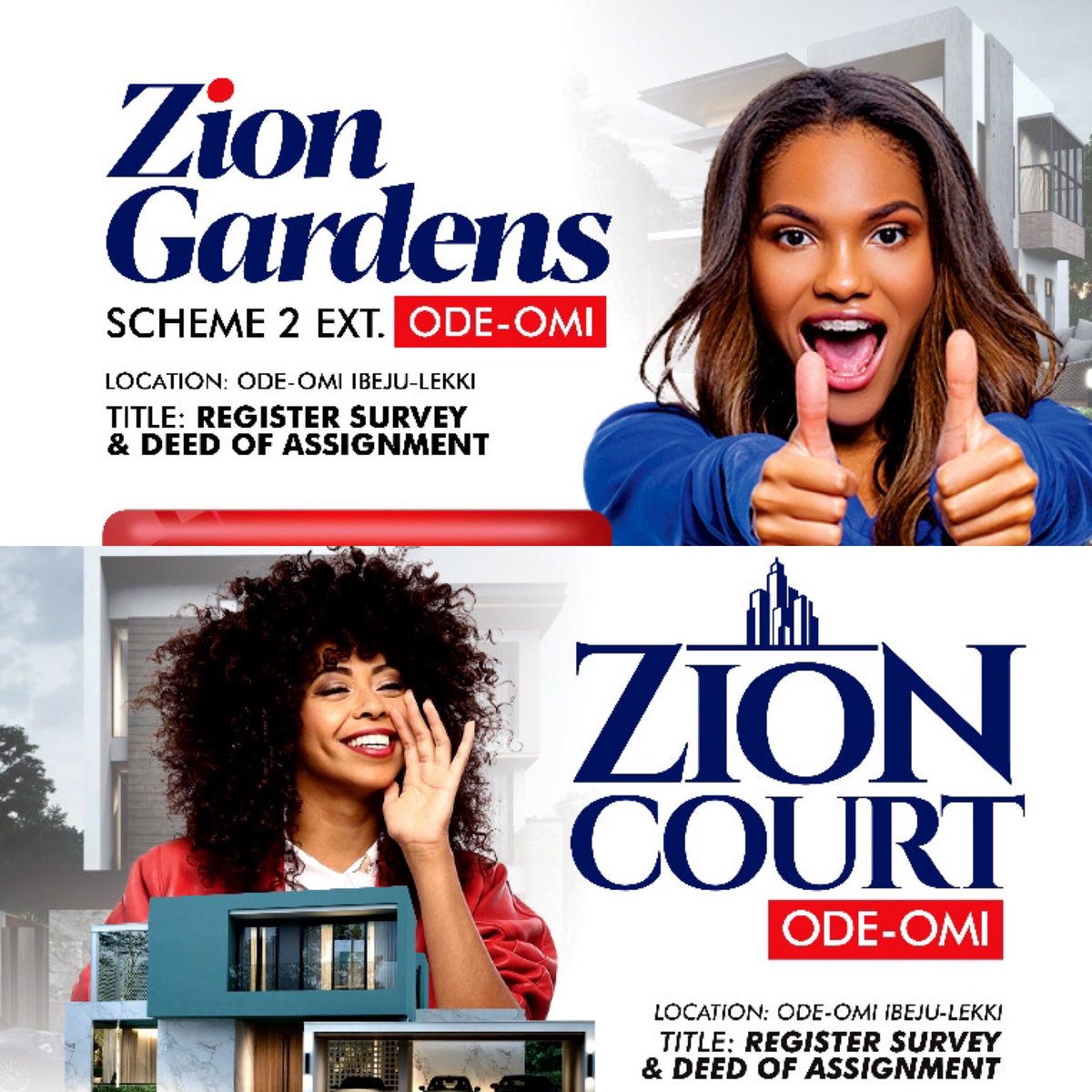 pwanpro's tweet photo. Greetings to you our Esteemed PBOs, 

We are open to take you for inspection to our New Estates: ZIon Gardens Scheme 2 Ext and Zion Court Ode-omi. 

FOR BOOKINGS &amp; ENQUIRIES CALL
*Customer Service:* 08180000673 

*PWAN PRO*...Simply Professional https://t.co/Uo5LkX9vrC