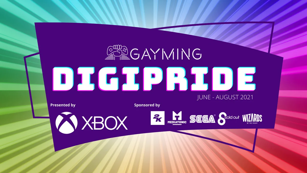 Gayming Digipride June - August 2021, Presented by Xbox, Sponsored by Wizards of the Coast