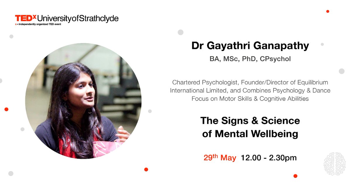 After a hiatus.. #pregnantpause
I will be talking about what we do at <a href="/EquilibriumIntl/">Equilibrium International</a> and the science behind mental wellness for <a href="/TEDxUofStrath/">TEDxUniversityofStrathclyde</a> <a href="/UniStrathclyde/">University of Strathclyde</a> this Saturday as part of their mental health and wellbeing salon event.
#psychology #MentalHealthMatters #mentalhealth
