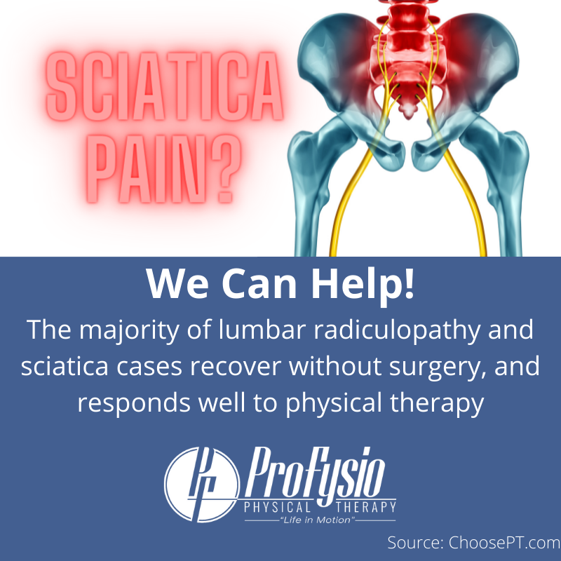 ProfysioNJ's tweet photo. Sciatica can be debilitating. Our Doctors of Physical Therapy are here for you. 
Visit https://t.co/YkVZlKYg7H today!

#physicaltherapy #sciatica #backpain #legpain #profysionj https://t.co/aZWwmtpIk5