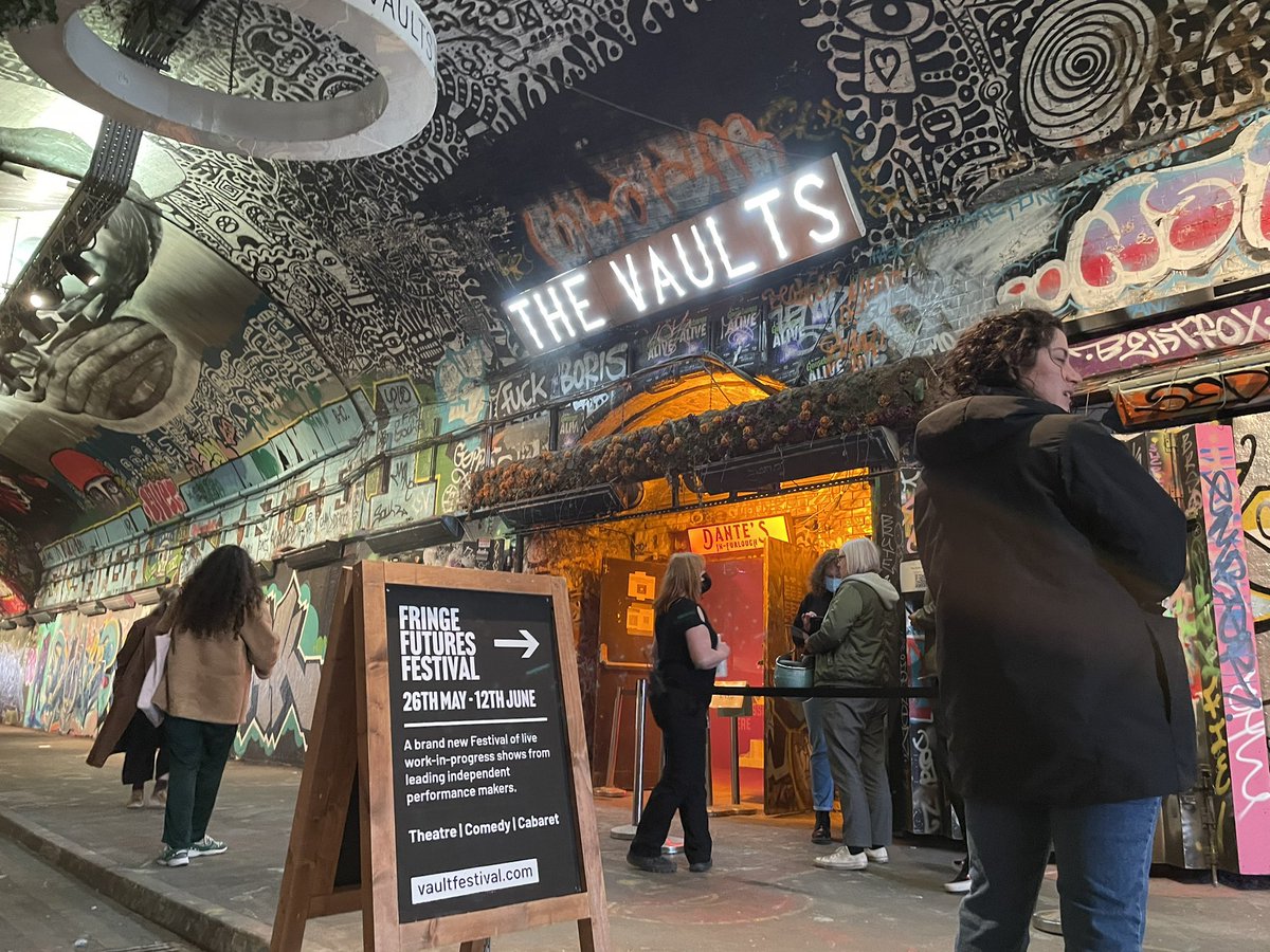 We’re delighted to bring live performance to audiences again! Our programme for Fringe Futures Festival gets started at <a href="/thevaultslondon/">The Vaults</a> tonight. 3 weeks of theatre, comedy &amp; late night entertainment. Join us: vaultfestival.com/whats-on/ #FFF21