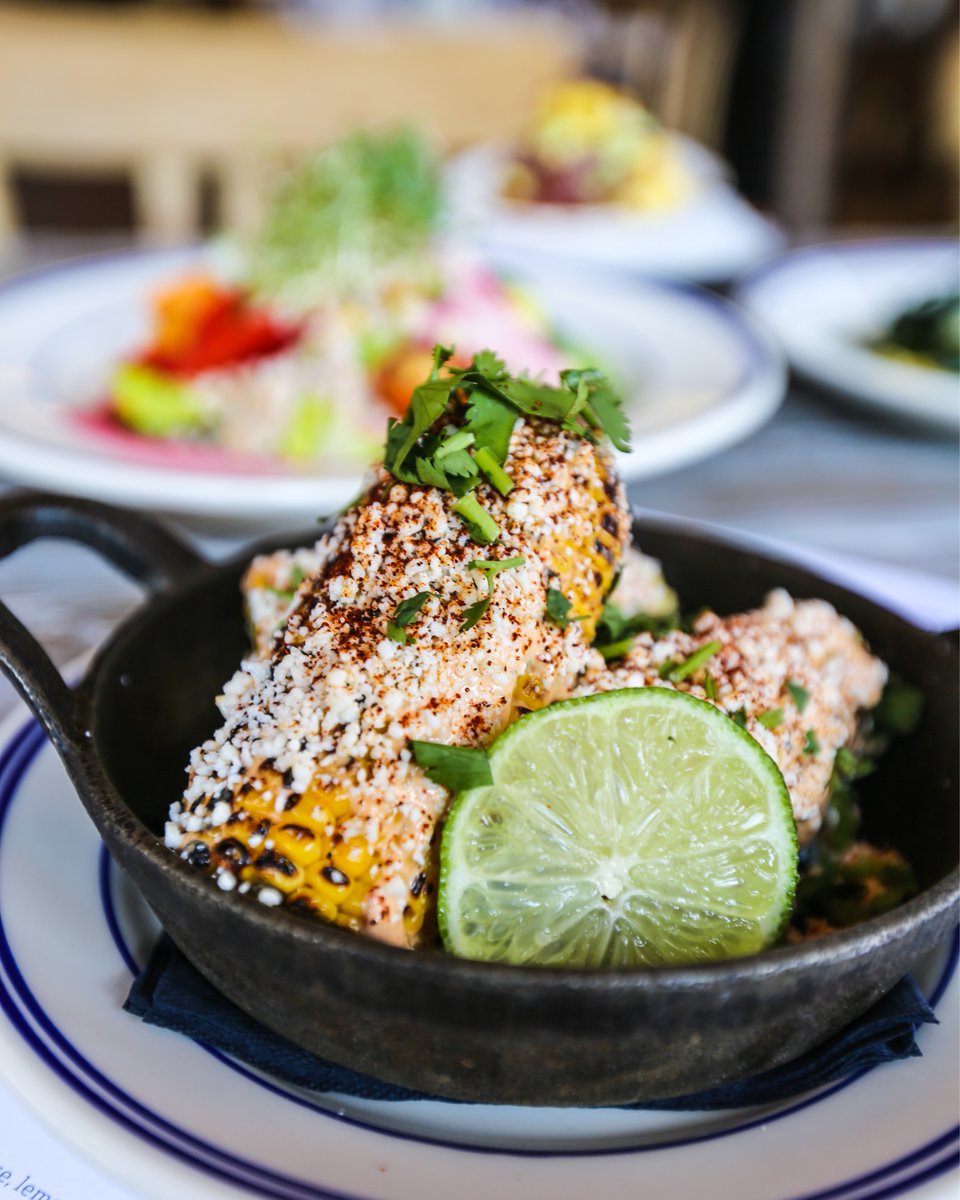 The_Choptank's tweet photo. Mexican Street Corn with cotija, cilantro, lime, chipotle creme and smoked paprika🌽
#TheChoptank https://t.co/s0egLeylL2
