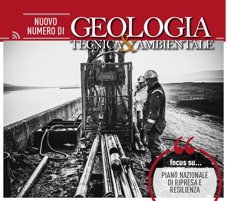 cngeologi's tweet photo. 📰🗞È online Gta n°1/2021, il Quadrimestrale dell’Ordine Nazionale dei Geologi. #Ambiente, tutela del territorio e confronto con le #professioni al centro di questo numero.

➡️Qui il link per leggere la rivista:

https://t.co/ujyn4P85PG https://t.co/D6yk7GZO5g