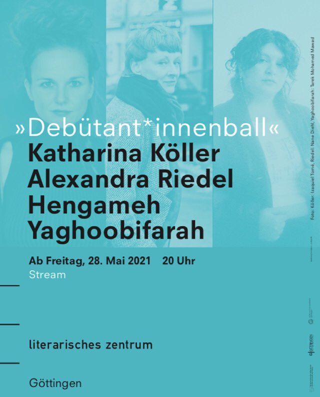 Eine neue Runde des Debütant*innenballs steht an! Zu Gast sind Katharina Köller, Alexandra Riedel und <a href="/habibitus/">Rosa Liechtenstein</a>. Durch den bunten Abend führt @TanitaKraaz13. 
Tickets für den Stream bekommt ihr hier: linktr.ee/Literarisches_…
