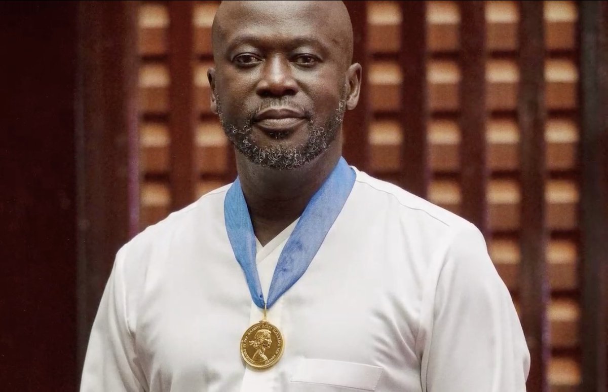 Many congratulations to @dadjaye celebrating his RIBA #RoyalGoldMedal @RIBA via London-Accra livestream packed with tributes for his 'architecture for social change and social justice'..'it's also a win for those who are yet to come' says architect Yemi Aládérun @yemmsie