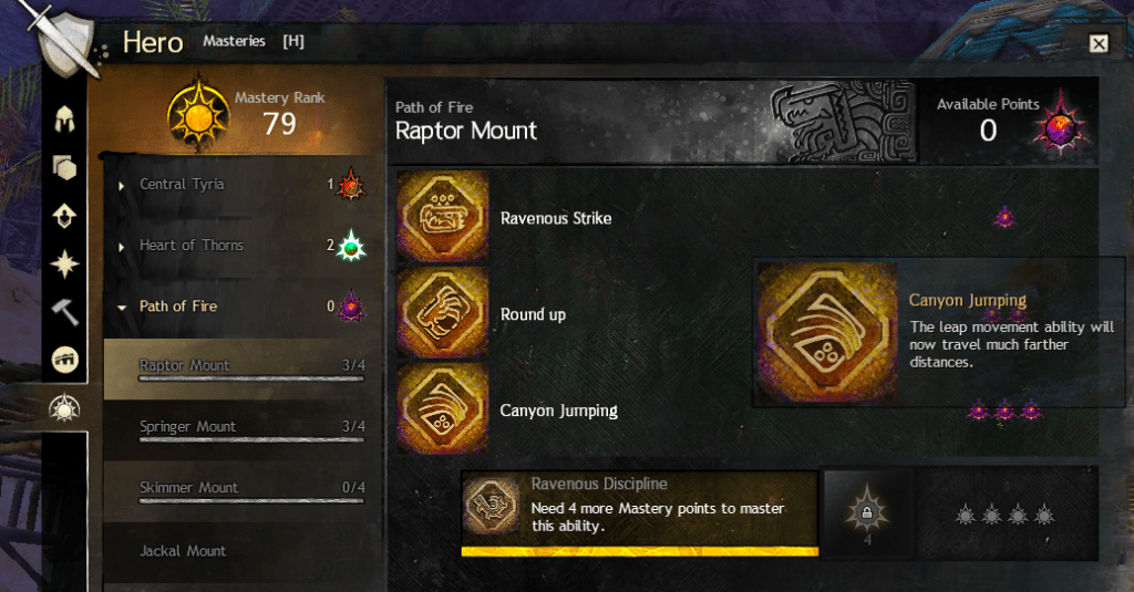 martytowels's tweet photo. What's a Mastery Point? Once you reach Level 80, #GW2's "horizontal progression" begins. In each major area of the game, select a Mastery to progress by clicking on your XP bar. When you've gained enough XP, spend collected Mastery Points to unlock it on your ACCOUNT! #GW2Info https://t.co/KOw0IJIX16
