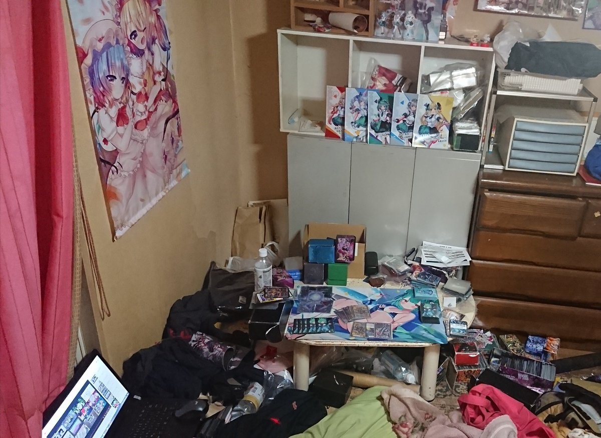 ハッシュタグ 我こそ汚部屋 で自慢のお部屋画像が大量投稿 ゴミが捨てられない部屋とモノが多すぎ部屋の二極化など興味深い結果に Togetter