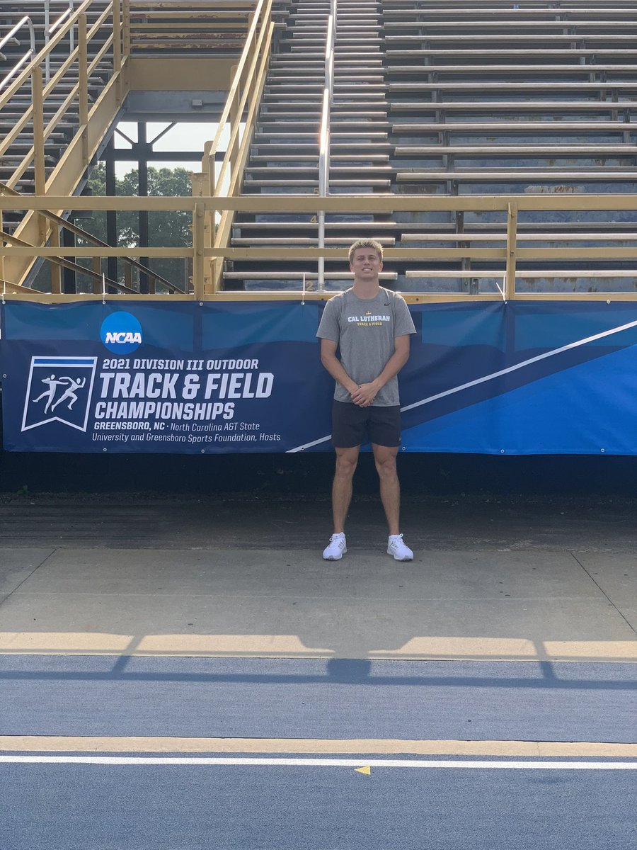 CalLutheranXCTF's tweet photo. Evan Cox competes tomorrow in the Men’s 400m Hurdles Prelims at the NCAA D3 National Championships

Heat Sheets/Schedule/Results: https://t.co/UtWu1dvYff https://t.co/oOBTMz2kUo