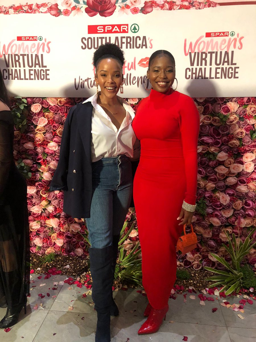 Our stunning brand ambassadors @Taune_Block and <a href="/LucilleSlade/">LucilleSlade</a>. You are looking incredible tonight ladies. ❤️🏃‍♀️ #LiveLimiteless #SPARVirtualChallenge
