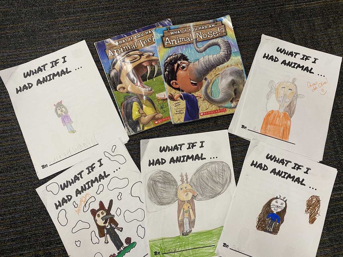 EckermanLeigh's tweet photo. Celebrating WHAT IF YOU HAD ANIMAL writing... love their creativity 💙⚓️ https://t.co/KK3AahXbJ4