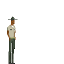 DeerValleyCo's tweet photo. Messing with the ideas in pixel art. So I decided to recreated my drill instructor. #pixelart #2D #gamedev #indiedev #indie #BootCamp #USMC https://t.co/gbjfa23MPq