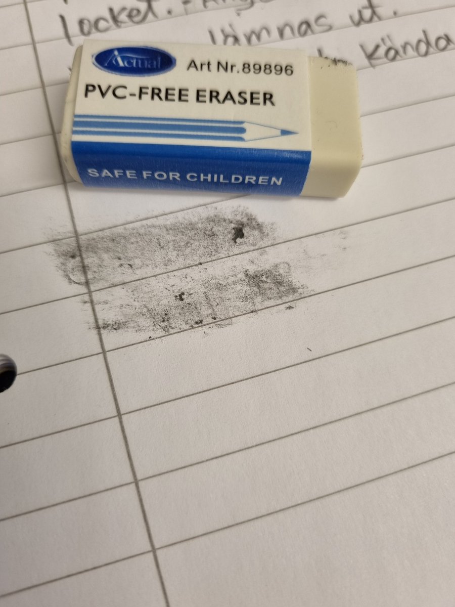 このクオリティーでOK出した開発責任者を膝を突き合わせて小一時間説教したい。ってかそもそも作った人！これでクオリティチェックに持っていくな。
こんな消ゴムしかない🇸🇪の人たちは勉強のモチベ下がんないだろうか？(私は下がったよ？