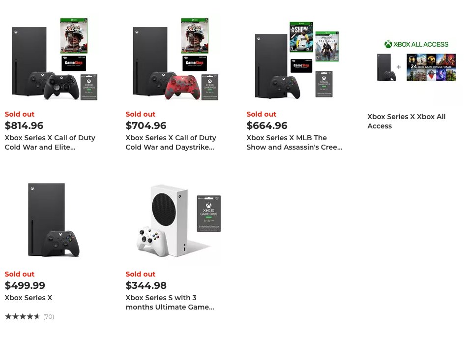 🚨🚨🚨 PS5 / Xbox Series X restock 🛑 GAMESTOP 🛑

♻️RT this + follow <a href="/mattswider/">Matt Swider (The Shortcut)</a> for updates

👉PS5 bundles mttswdr.co/ps5-gamestop-d…
👉Xbox bundles mttswdr.co/xbox-series-x-…

These are the BUNDLES (see pic)