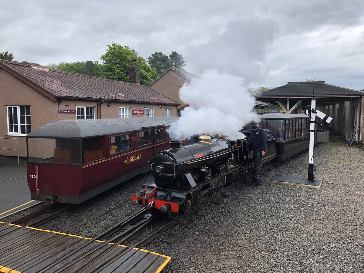 It’s been a busy day at the Railway for River Esk #EnglishTourismWeek21 steaming from the coast to the mountains #bestlittlerailwayintheworld #LakeDistrict #theplacetobe #escapetheeveryday #WesternLakeDistrict