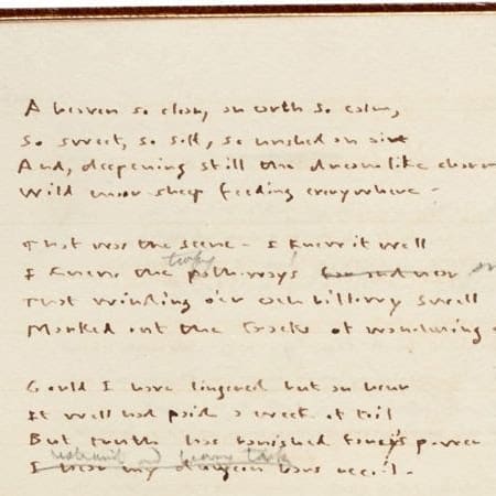 edisodes's tweet photo. What a find! Emily Brontรซ's handwritten poems expected to fetch 1 million pounds at auction! #EmilyBronte #lostlibrary #poetry #teamenglish #edutwitter https://t.co/6JVU0DxBS1