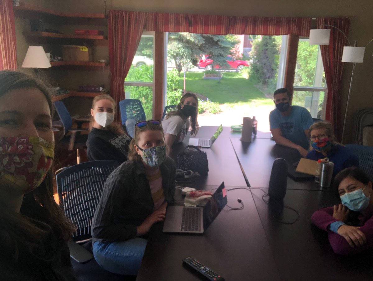 UNR Global Water Center watch party for @WaterPotential ’s #2021SFS plenary. I’m glad we were together to watch and learn from such an inspiring talk and person  <a href="/sjkelson/">Dr. Suzanne Kelson</a> <a href="/KellyALoria/">Kelly Loria</a> <a href="/MeredithBrehob/">Meredith</a> <a href="/BolotinLauren/">Lauren Bolotin (she/her)</a> <a href="/heili_lowman/">Heili Lowman</a> &amp; Keenan Seto
