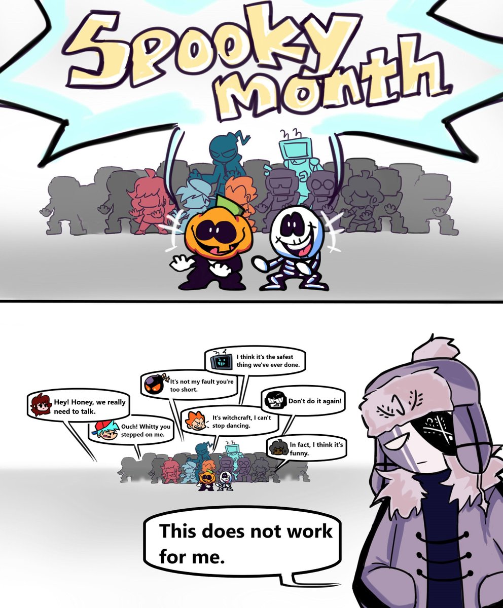 SPOOKY MONTH! 💀🎃 by Emmazapan on Newgrounds