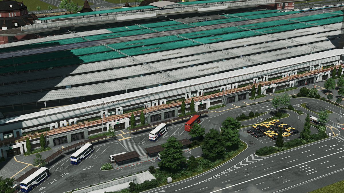 birdmancs's tweet photo. Tokyo train station. So for the last week I have been working on Tokyo station. This is the result so far. Hope you like it #cities #citiesskylines #citybuilder #train #architecture #design #hobby #gaming #japan #po https://t.co/WgdDOV4c0E