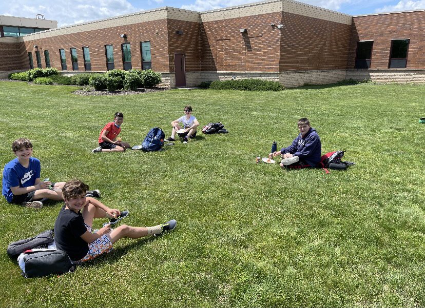 19 sixth graders read 5 or more Rebecca Caudill books this school year earning themselves a pizza party at BMS!