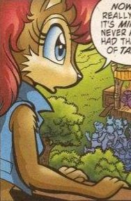 "Why is everyone flirting with me...?!" 

She said, scrolling through her DMs using her mobile Nicole PDA.