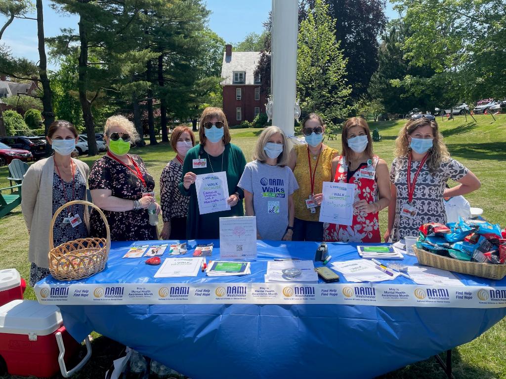 In honor of #MentalHealthMonth, staff at #NYP Westchester Behavioral Health Center walked to support <a href="/namiwestchester/">NAMI Westchester</a> and promote emotional wellness through May and beyond. CC: <a href="/NAMICommunicate/">NAMI</a>