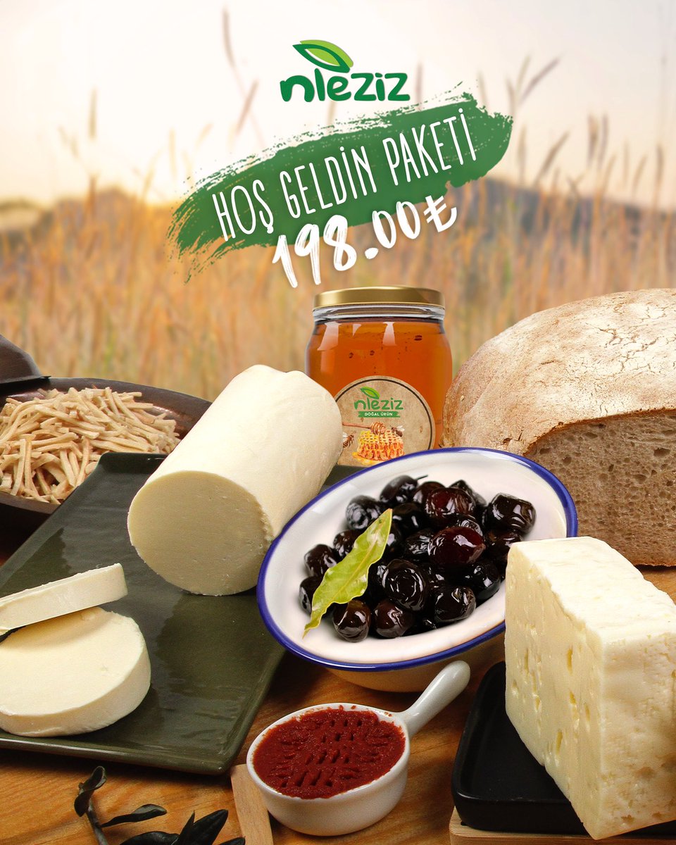 Web sayfamızdan yapacağınız ilk alışverişde Hoş Geldin Paketi 282 TL yerine sadece 198.00 TL!